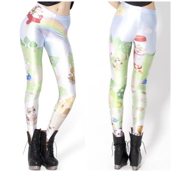 Blackmilk Pants - BlackMilk Tokyo Massacre Leggings Large